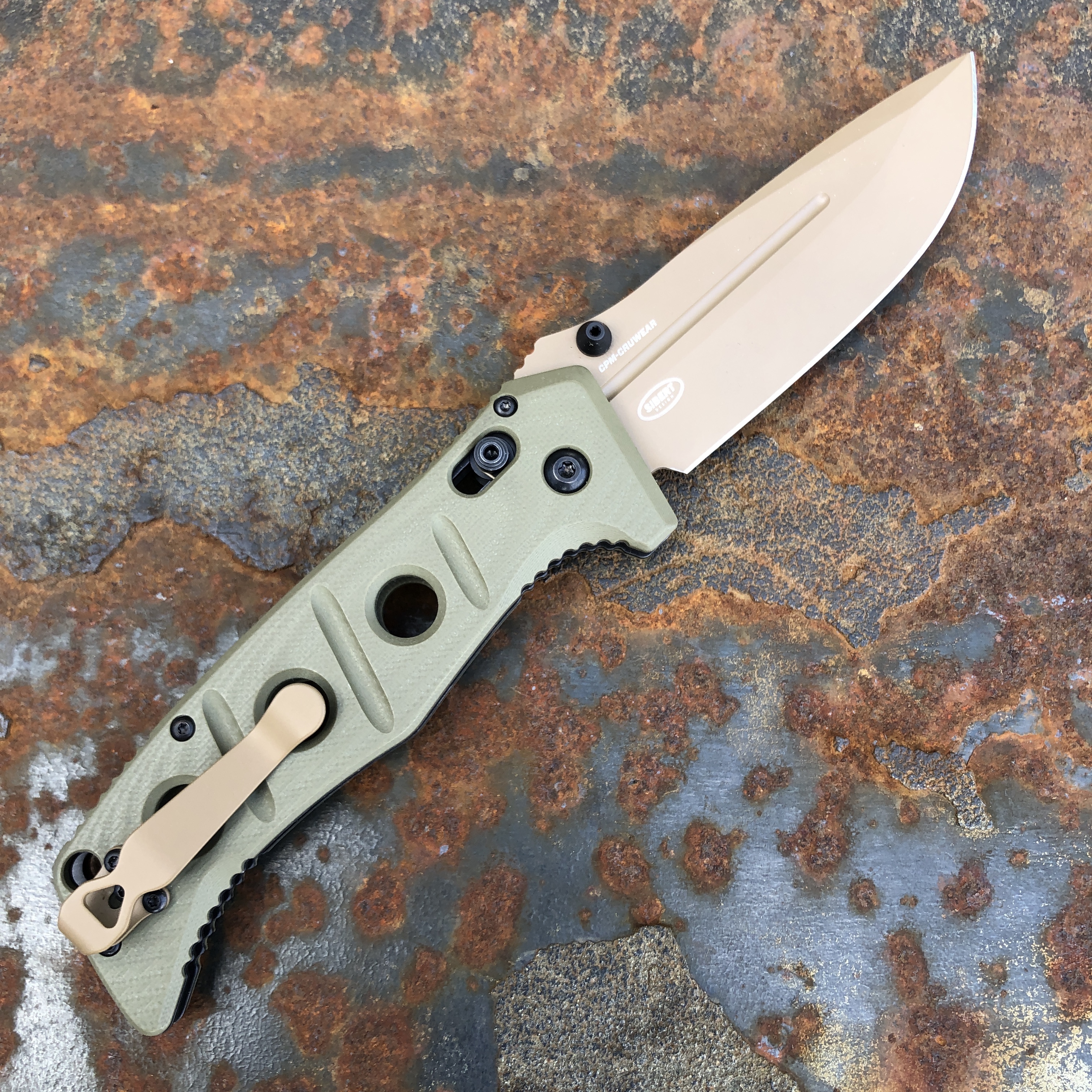 Benchmade Adamas AXIS Lock OD Green G10 Scales 3.82